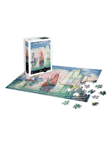 Puzzle 1000 p entrée du port de la rochelle - paul signac