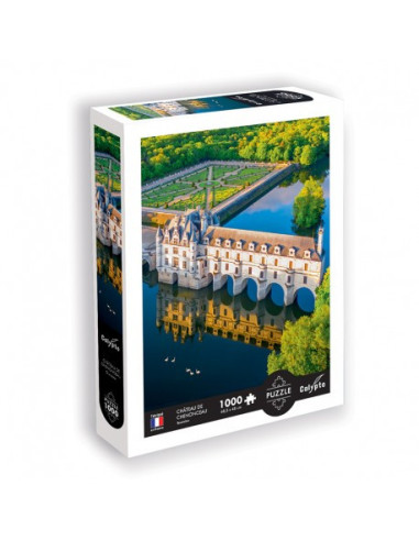 Puzzle 1000 p paysage château de chenonceau - touraine