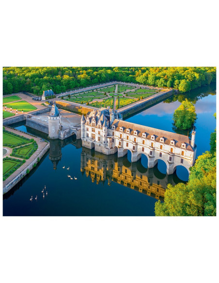 Puzzle 1000 p paysage château de chenonceau - touraine