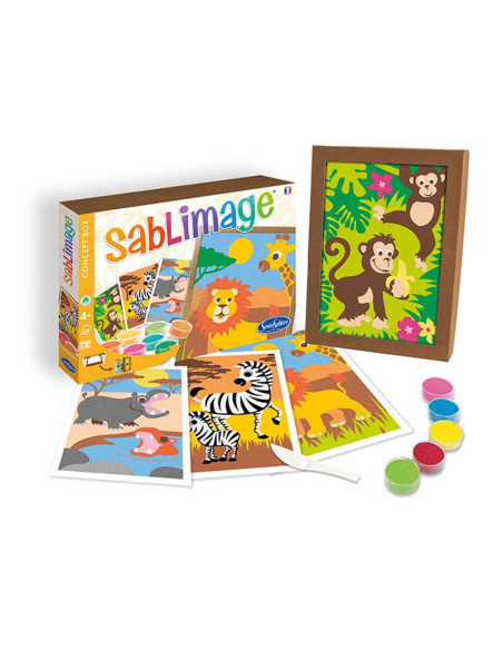Sablimage - faune africaine - concept box