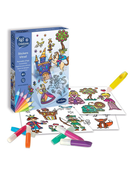 Art & Créations Sticker Vitrail Petits Princes
