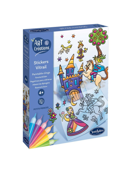 Art & Créations Sticker Vitrail Petits Princes