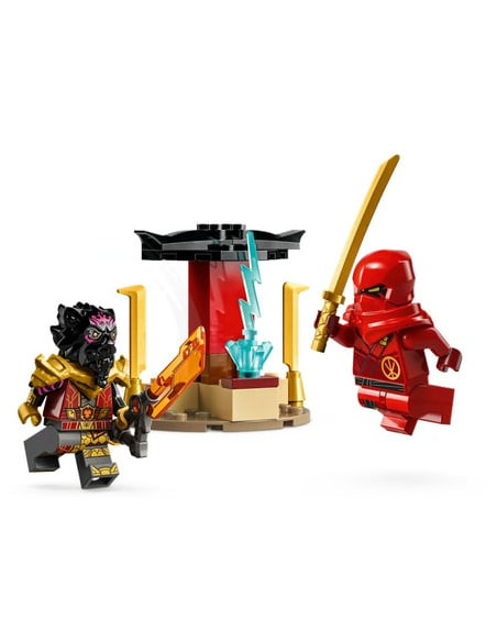 Le combat en voiture et en moto de kai et ras - lego® ninjago® - 71789
