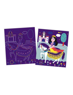 Scratch art jolies princesses - janod 2