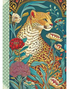 Carnet mots de passe - leopard