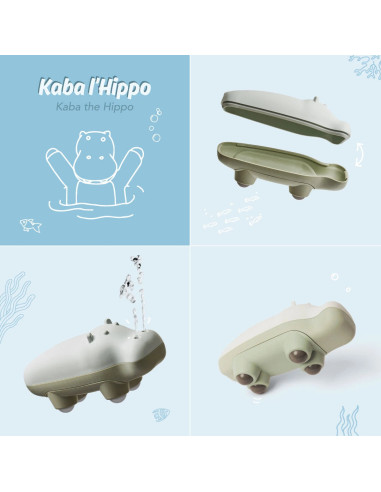 Kaba l’hippopotame - jouet de bain - oppi