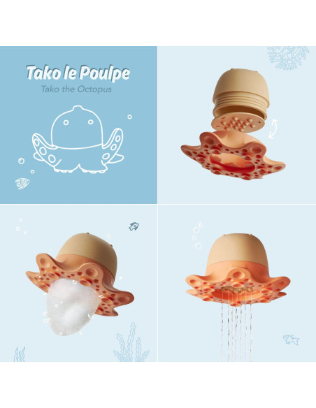 Tako le poulpe - jouet de bain - oppi