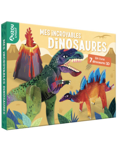 Mon coffret d'artiste - mes dinosaures à construire