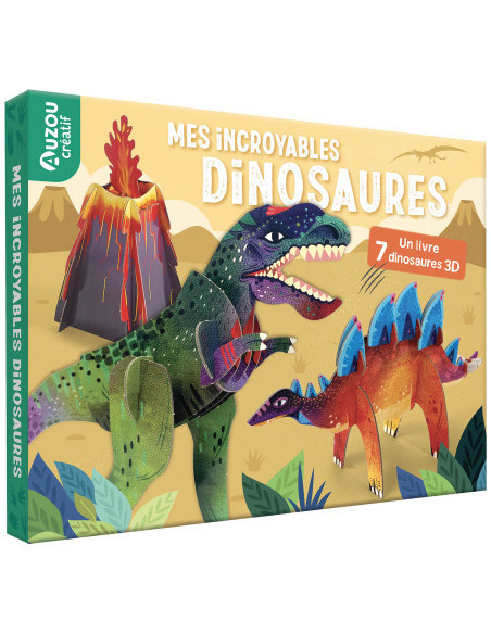 Mon coffret d'artiste - mes dinosaures à construire