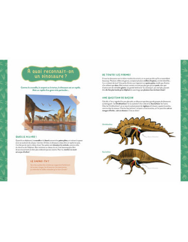 Mon coffret d'artiste - mes dinosaures à construire