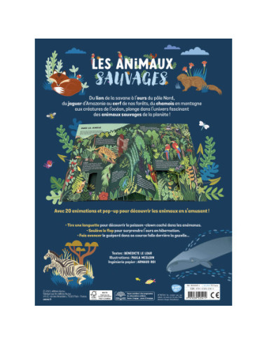 Les animaux sauvages - un documentaire animé