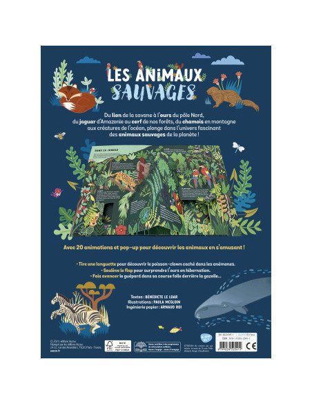 Les animaux sauvages - un documentaire animé