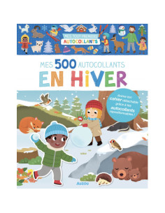 Mes tout premiers autocollants - 500 autocollants en hiver
