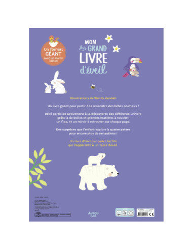 Mon très grand livre d'éveil - les bébés animaux