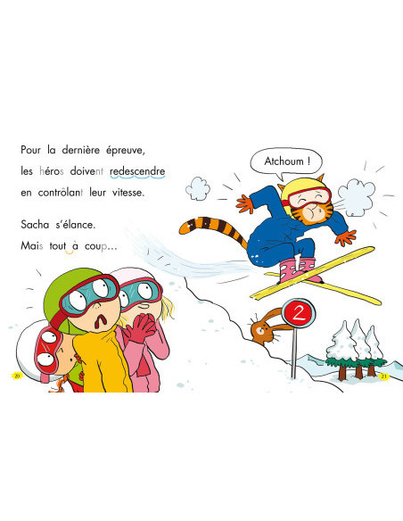 Les héros du cp - niveau 2 - panique au ski