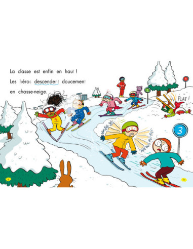 Les héros du cp - niveau 2 - panique au ski