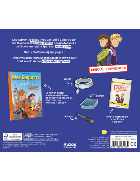 Mes enquêtes à l'école des détectives - coffret - meilleurs que sherlock holmes !
