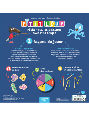 P'tit loup - ma pêche à la ligne des couleurs