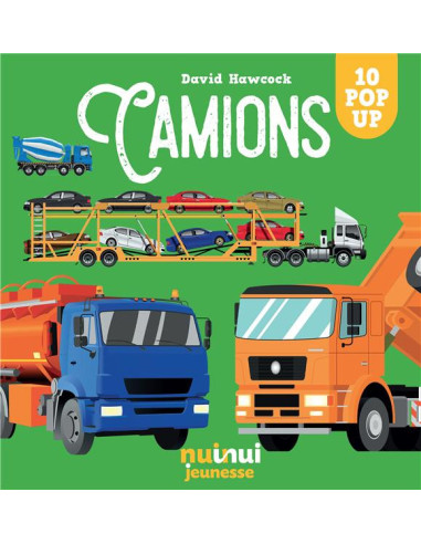 Livre pop - up : camions