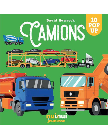 Livre pop - up : camions