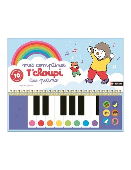 Mes comptines t'choupi au piano