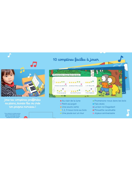 Mes comptines t'choupi au piano
