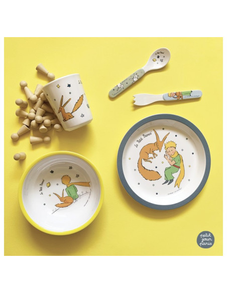 Coffret cadeau 5 pièces le petit prince bleu
