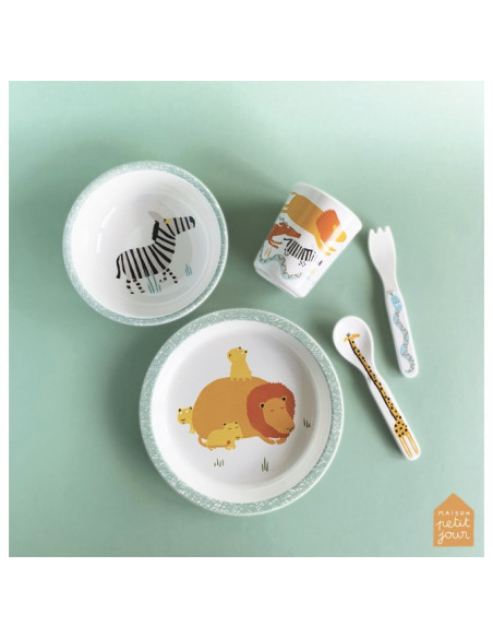 Coffret cadeau 5 pièces la savane