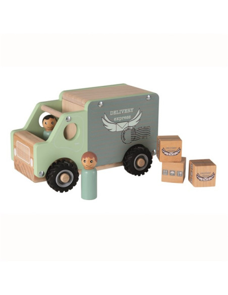 Grand fourgon en bois
