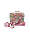 Set de the en metal perroquet