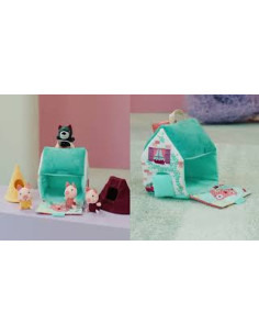 Les maisons du loup et des 3 petits cochons - lilliputiens 2