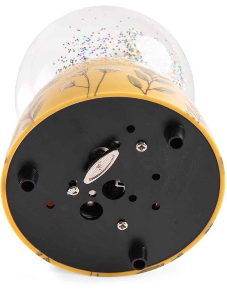 Boule a neige musicale trois petits lapins