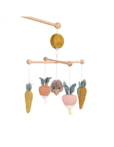 Mobile musical Trois petits lapins