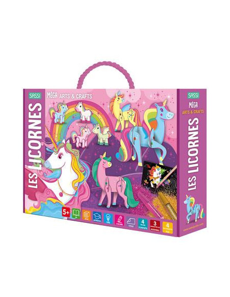 Mega arts & crafts - les licornes - sassi