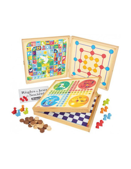 Coffret de jeux classiques - 50 regles - jeujura
