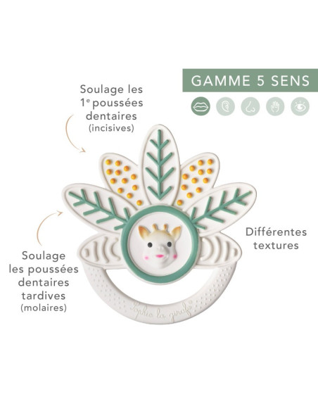 Sophie la girafe - anneau de dentition mille-feuilles