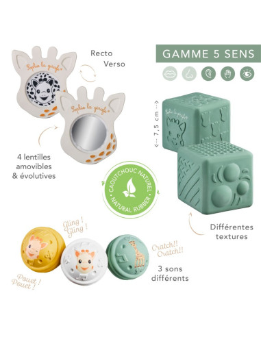 Sophie la girafe - coffret d'eveil sensoriel