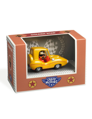 Crazy motors - voiture - golden star - djeco