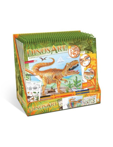 Dinosart - grand carnet croquis créatif