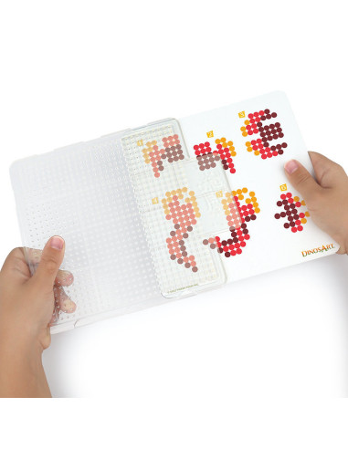 Dinosart - ensemble de perles a repasser