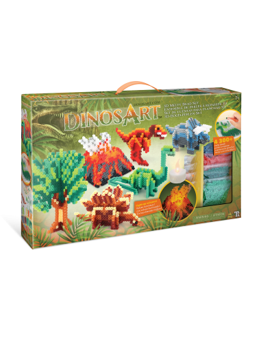 Dinosart - ensemble de perles a repasser