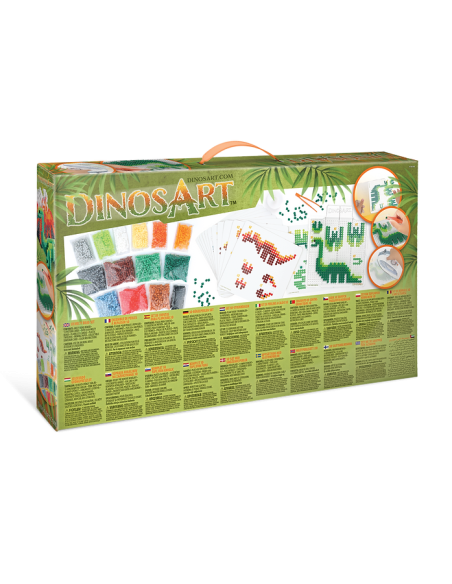 Dinosart - ensemble de perles a repasser