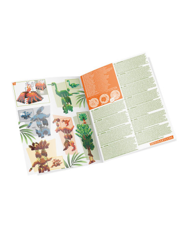 Dinosart - ensemble de perles a repasser