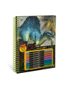 Dinosart - carnet de coloriages a pages noires