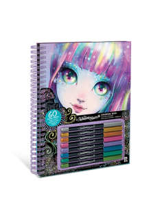 Nebulous stars - carnet de coloriages a pages noires