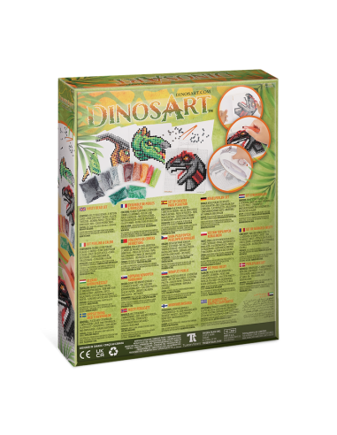 Dinosart - ensemble de perles a repasser