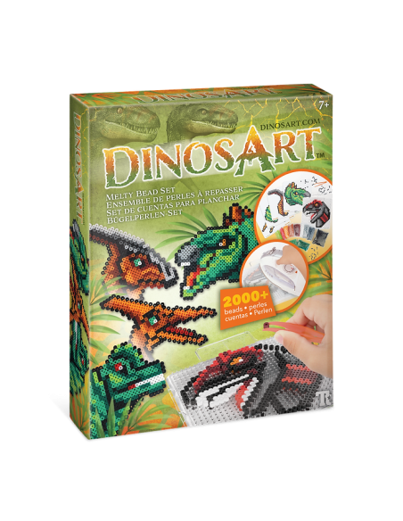 Dinosart - ensemble de perles a repasser