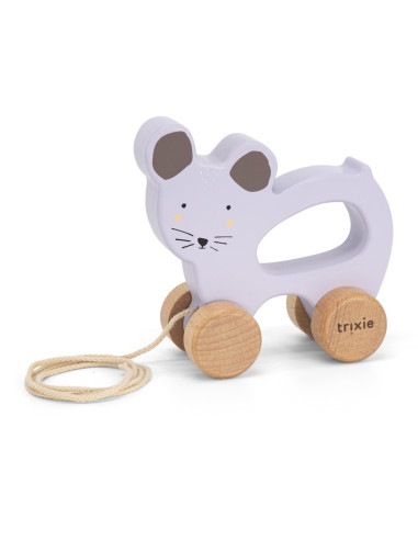 Jouet a tirer en bois - mrs.mouse - trixie