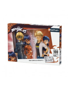 Puzzle 100 p - Adrien et Marinette / Miraculous