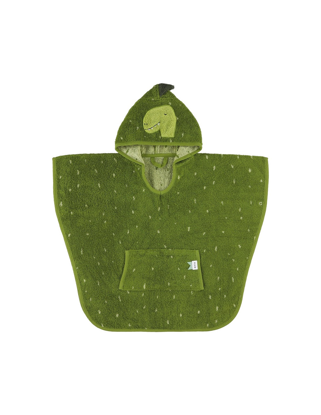 Poncho De Bain Enfant Mr. Fox - Trixie - 100% Coton Bio - Avec Capuche Et Poches - 64 X 47 Cm - 2 à 4 Ans